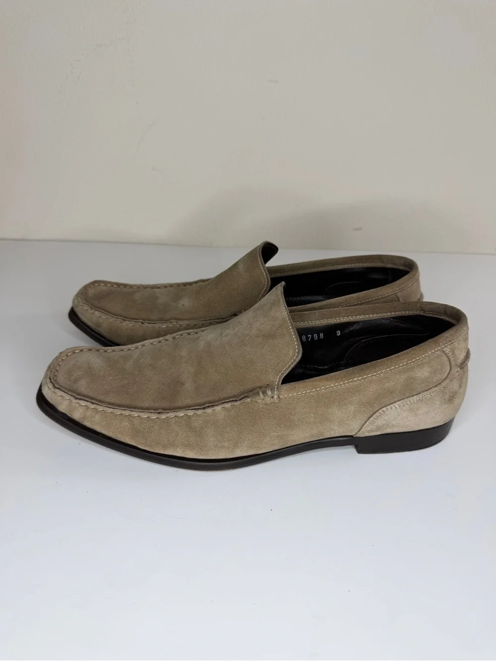 to boot New York Driving Loafers Casual Shoes Men Size 9 Brown Suede comfort